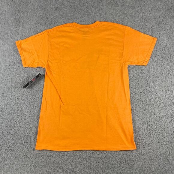 NFL Team Apparel Men Medium Orange Miami Dolphins 100% Cotton Short Sleeve Shirt - Picture 9 of 9